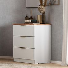 Cômoda Milan 3 Gavetas Carraro Branco