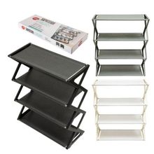 Sapateira 4 Andares 2 Kg Plastico Pp E Tnt 41 Cm X 18,5 Cm X