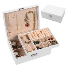 Porta Joia Grande Maleta Feminino Cor:branco