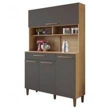 Kit Italia 4 Portas 6 Estantes Arte Moveis Cinamomo-off White