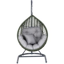 Balanço Gota Suspenso Corda Náutica Para área E Jardim Trama Prata