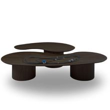 Mesas de Centro Orgânica Vincent 135x60 Ébano