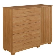 Cômoda Benetil Paris 1 Porta 5 Gavetas Cinamomo