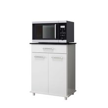 Balcão Multiuso Duplo 2Pts 1 Gvt Branco Isis Nicioli Branco