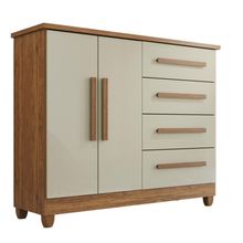 Cômoda 2 Portas 4 Gavetas Madri Plus Com Sapateira