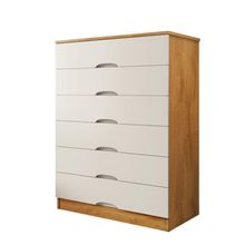 Cômoda 6 Gavetas Sevilha Mademarcs Peroba-off White