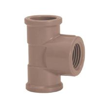 Tee Liso Rosca 90º 25mm X 3-4'' Pvc Pn 750 Kpa - Amanco