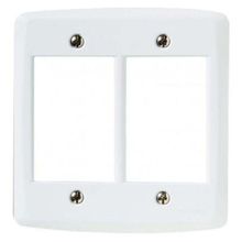 Espelho 4x4 06 Módulos Tramontina Lux2 Branco - Sistema Modular Com Parafusos