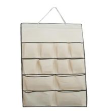 Sapateira Porta Parede Organizador Vertical Sapatos Acessórios Flexível 12 Nichos Divisórias Grande