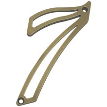 Número Residencial Nº 7 De Zamac Oxidado - 95653 - Silvana