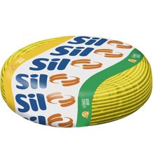 Cabo Flexsil De Cobre 4mm 750 Volts Amarelo Com 100 Metros - 3.019 Am - Sil Cabo Flexivel Amarelo 750v 4,00mm 100m Sil