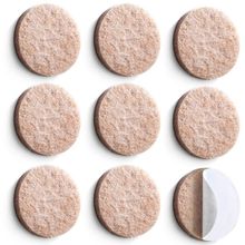 Protetor De Feltro Redondo Com Adesivo R 3cm Com 9 Peças 30 X 30 Mm - Pr2133 - Pinceis Atlas
