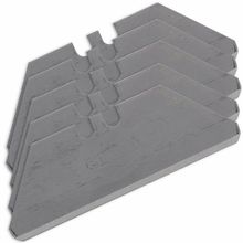 Lâmina De Reposição Trapezoidal Para Estilete 10-189c 5 Peças - 11-987 - Stanley