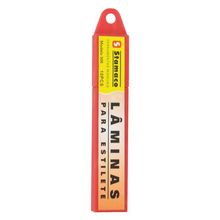 Lâminas Para Estilete Modelo 505 Com 10 Peças - 8040 - Stamaco Lamina P-estilete Ref.505 C-10 Stamaco 804.0
