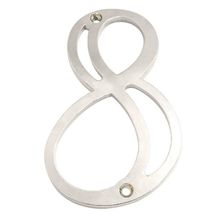 Número Residencial Em Zamak Niquelado 8 - 95769 - Silvana