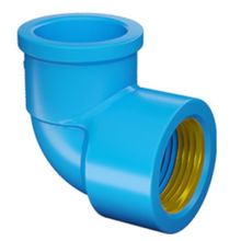 Joelho 90º Soldável Rosca Com Bucha De Latão 20x1-2"" - 10302012 - Fortlev Joelho 90 Soldavel 20x1-2 Rosca Bucha Latao