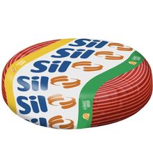 Cabo Flexsil De Cobre 10mm 750 Volts Vermelho 100 Metros - 3.021 Vm - Sil Cabo Flexivel Vermelho 750v 10,00mm 100m Sil