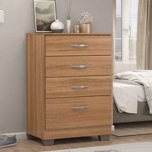 Cômoda 04 Gavetas Astral Mdp Com 04 Pés Demobile Amendola Touch