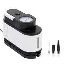 Compressor Ar Veicular Eletrico Portatil 12v Calibrador Carro Pneu Bicicleta Bola