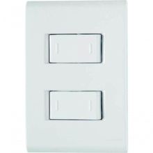 Conjunto 4x2 2 Interruptores Paralelos Tramontina Liz 10 A 250 V Branco