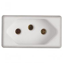 Módulo Tomada Tramontina 2p+t 10 A 250 V Branco