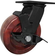 Rodizio Giratório Com Freio 6'' Celeron Industrial Vonder