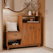 Sapateira Multiuso Omaha Freijó