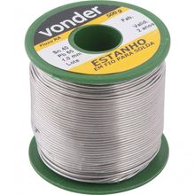 Estanho Fio 1,0mm 40x60 500g Carretel - Vonder