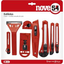 Jogo De Estiletes Cabo Plástico Com 8 Peças - Nove54