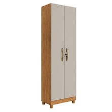 Multiuso Sapateira Olímpia 2 Portas 5 Prateleiras - Benetil Cinamomo Off