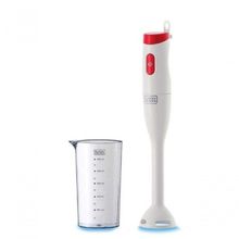 Mixer Vertical Black Decker 250w - Branco-vermelho Com Copo Dosador 110V