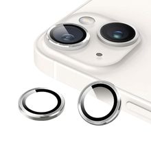 Protetor De Lente Para Iphone 15 - One Armor - Frame Para Câmera - Prata - Gshield