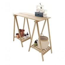 Cavalete De Madeira Pinus 100cm Apoio De Mesas C/tábua