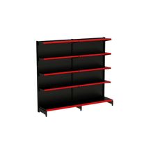 Kit 2 Módulos De Gôndolas Parede 1,70 Fit40 Amapá Expositor Preto