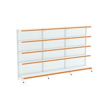 Kit 3 Módulos De Gôndolas Parede 2,02 Fit40 Amapá Expositor Branco