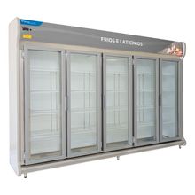 Expositor Frios E Laticínios 5 Portas Polofrio Expositor Europeu Cinza 110v