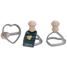 Cortador de Pressão para Ravioli Eppicotispai Coração em Alumínio - 8,5 cm