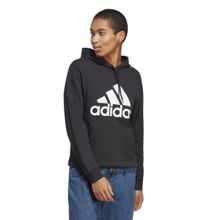 Moletom Adidas Feminino Big Logo com Bolso e Capuz