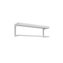 Toalheiro Para Banheiro Ita Branco Com Travessa Branca