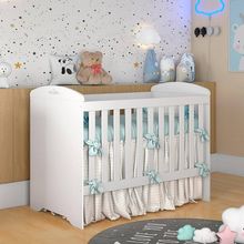Berço Mini Cama Carolina Baby Eloa 3 em 1 com Suporte para Mosquiteiro e 133cm de Largura