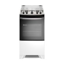 Fogão 4 Bocas Electrolux FE4IW Efficient PerfectCook VaporBake Bivolt Branco