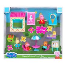 Brinquedo Playset Peppa Pigs Dia Feliz Sweet Day Sunny