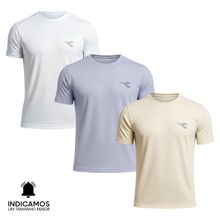 Kit 3 Camisetas Diadora Small Logo Masculina