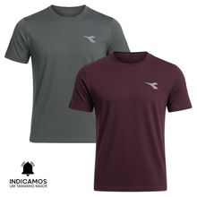 Kit 2 Camisetas Diadora Small Logo Masculina