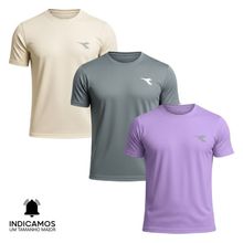 Kit 3 Camisetas Diadora Small Logo Masculina