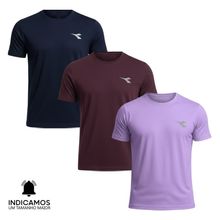 Kit 3 Camisetas Diadora Small Logo Masculina