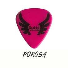 Kit 10 Palhetas Gutti Angels Porosa 1.2 MM Pink Fluorescente