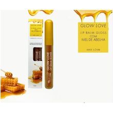 Lip Balm Gloss Com Mel De Abelha Glow Love - Max Love