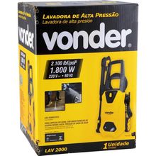 Lavadora Alta Pressao 2000 lbf/pol LAV2000 220V Vonder