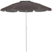 Guarda Sol Articulado 2,0 M Bagum Alumínio Marrom Vareta Fibra  10712 Bel